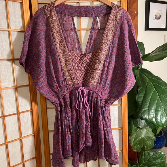 Beautiful Free People Boho Top - Picture 4 of 9